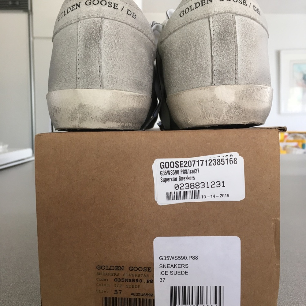 Golden Goose Superstar in Ice Suede sz 37 NIB - Picture 3 of 8